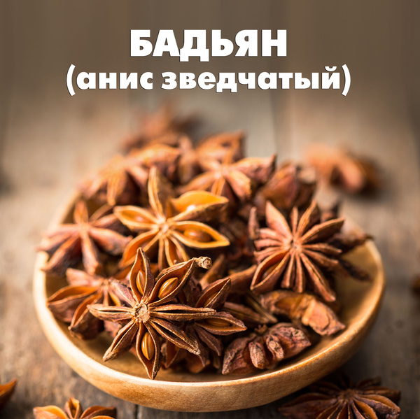 GREEN LEAF Бадьян (анис звездчатый) / натуральные звездочки цельные ...