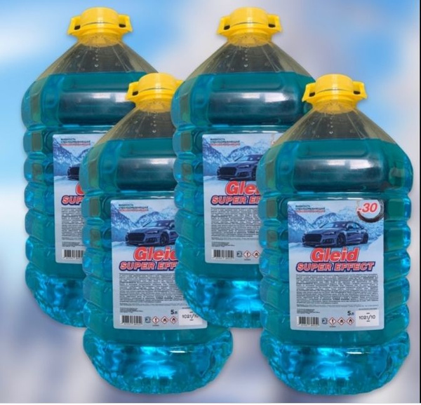 Стеклоомыватель Gleid Super Effect 5л незамерзайка зимняя -30 Упаковка ...