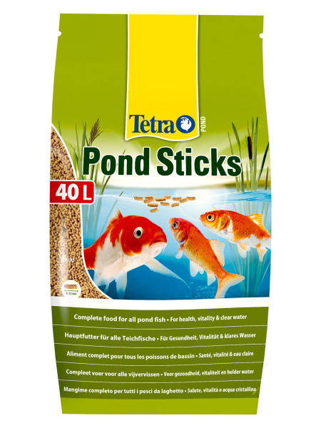 Корм Tetra Pond Sticks для прудовых рыб в палочках, 40 л - купить с ...
