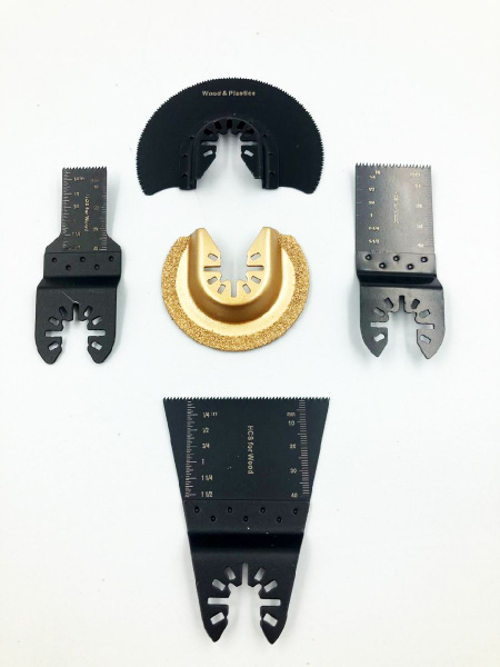 Набор насадок для реноватора, 5 предметов по дереву; по дереву и ...