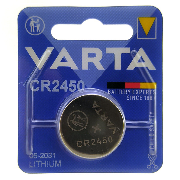 Varta Батарейка CR2450, Литиевый тип, 3 В, 1 шт - купить с доставкой по ...