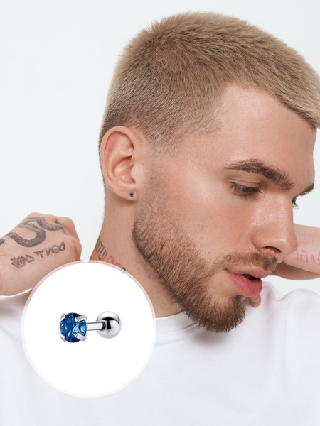 Серьга для пирсинга уха, микроштанга штанга, пирсинг хряща, трагус ...