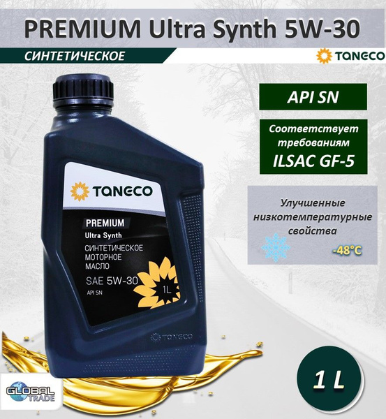 Taneco Premium Ultra Synth 5w 30 Купить