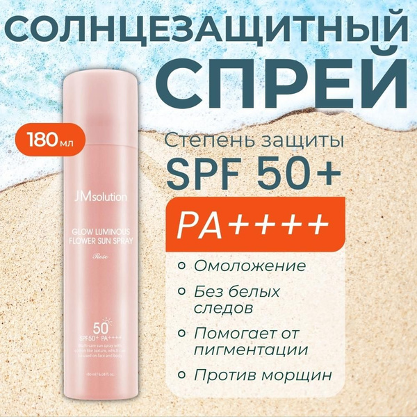JMsolution Солнцезащитный SPF 50 СПФ 50 спрей крем для лица, уход за ...
