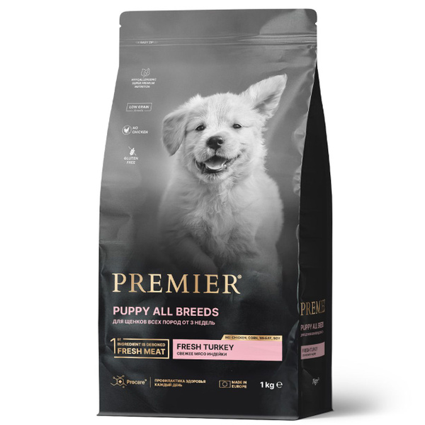Вопросы и ответы о Premier Puppy All Breeds Turkey корм сухой ...