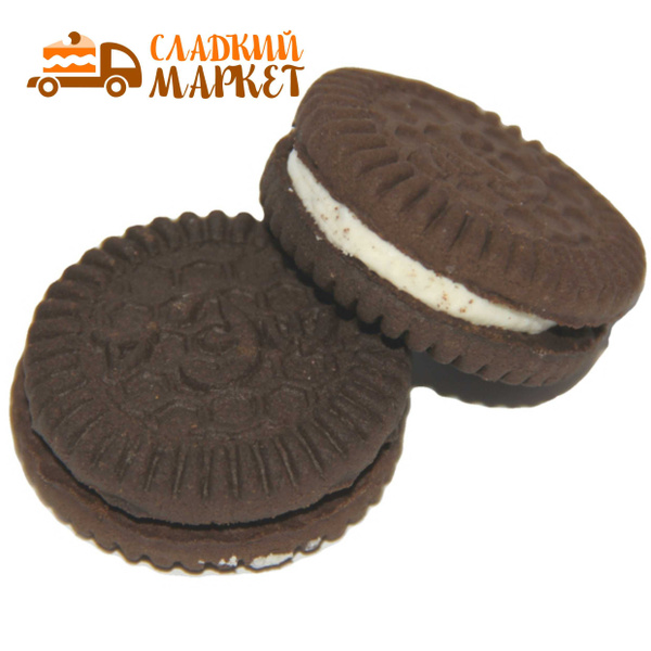 Печенье-сэндвич с молочным кремом, 2кг - купить с доставкой по выгодным ...