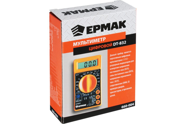 Мультиметр цифровой DT-832 ЕРМАК купить по выгодной цене с доставкой по ...