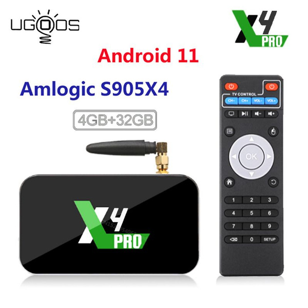 Медиаплеер Ugoos X4 PRO, USB Type-C, черный, Android купить по низкой ...