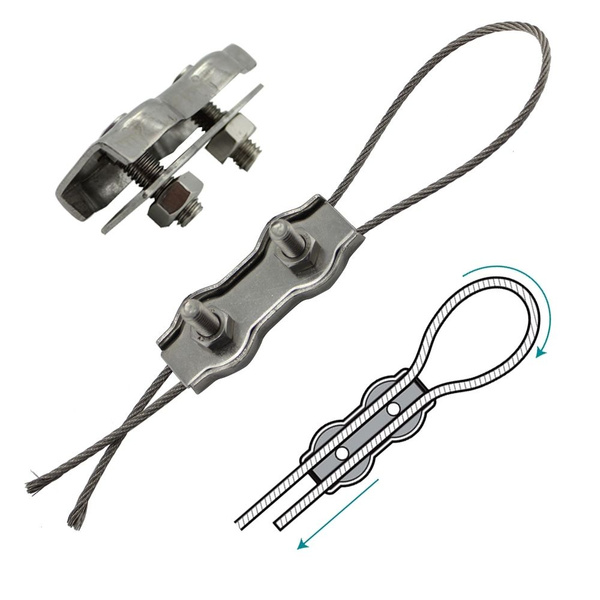 Зажим троса "DUPLEX" 3мм цинк (10шт) - купить по выгодной цене в ...