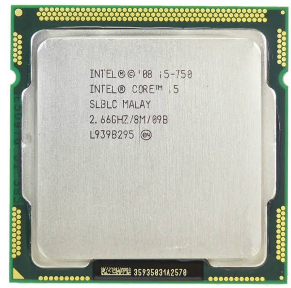Процессор Intel i5-750 Core i5 1-го поколения, OEM (без кулера), 4 яд ...