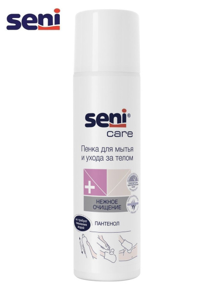 SENI Пенка для мытья и ухода за телом Seni Care Нежное очищение с ...