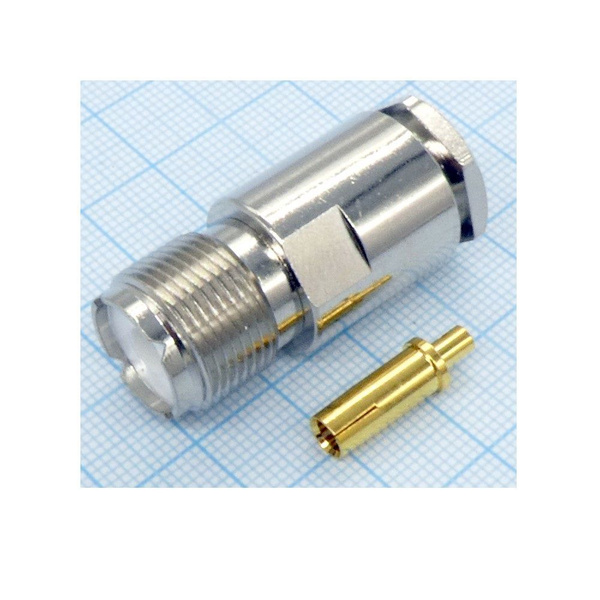 Разъем ВЧ пайка на кабель RG-213 / PL(UHF) гнездо RG 8х - купить с ...