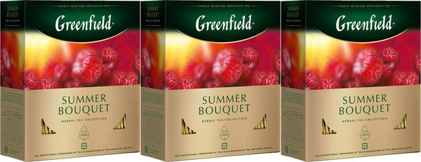 Фруктовый чай Greenfield Summer Bouquet в пакетиках 2 г х 100 шт ...