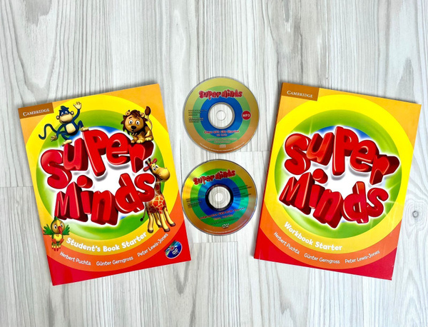 Super Minds Starter :Комплект-Учебник+Рабочая Тетрадь+Диск - купить с ...