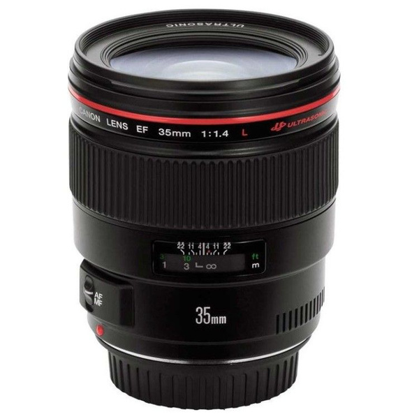 Объектив Canon EF 35mm f/1.4L USM, черный - купить по выгодной цене в ...