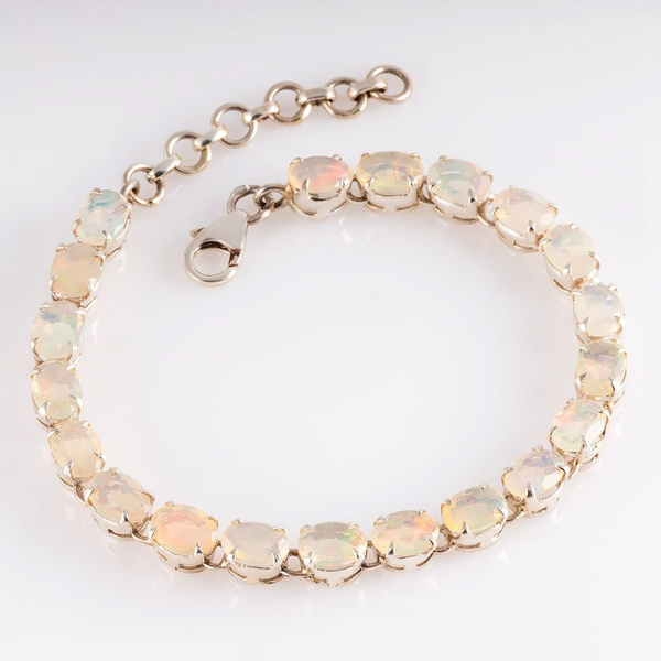 Браслет из серебра с опалом - купить с доставкой по выгодным ценам в ...