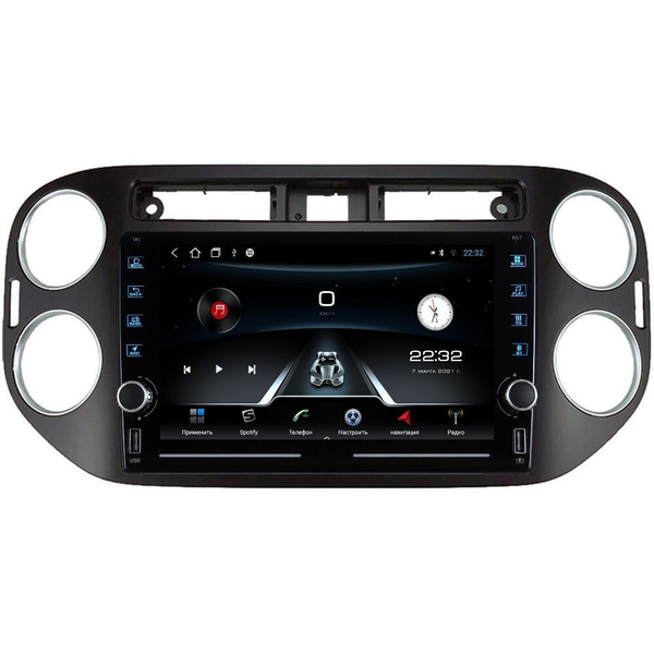 Магнитола R320 Фольксваген Тигуан Volkswagen Tiguan 2011-2016 - Android ...