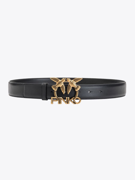 Ремень женские Pinko, цвет: черный, золотой. 100125A0HX_Z99Q. Размер S ...