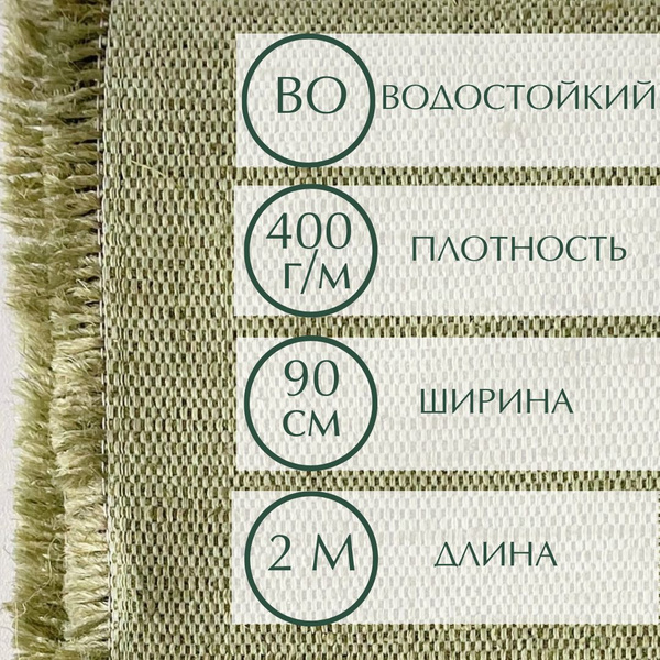 Брезент/ Ткань брезентовая, водоотталкивающая, ш-90 см, пл. 400 гр/м2 ...