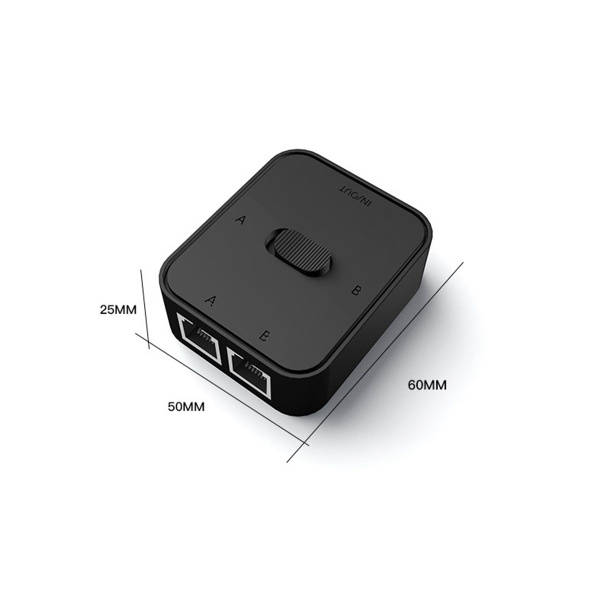 2-портовый сетевой коммутатор RJ45 LAN CAT6, 1000 Мбит/с - купить с ...