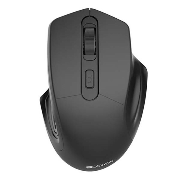Мышь беспроводная Canyon CNE-CMSW15B VT2CNECMSW15B, черный - купить по ...