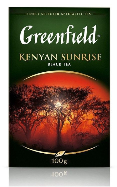 Greenfield Чай черный Kenyan Sunrise, 100 г - купить с доставкой по ...