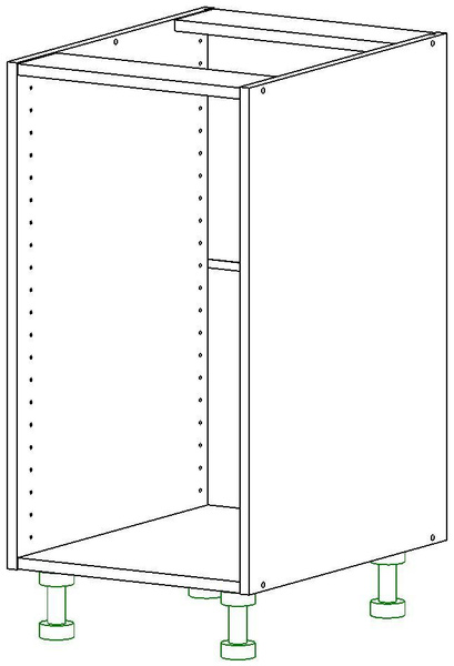 Корпус напольного кухонного шкафа