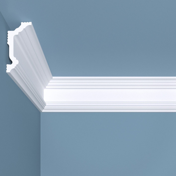Плинтус потолочный Bello Deco К-5 70-35 - купить с доставкой по ...