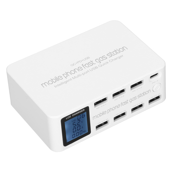 Зарядная станция USB мощностью 100 Вт с 8 Портами - купить с доставкой ...