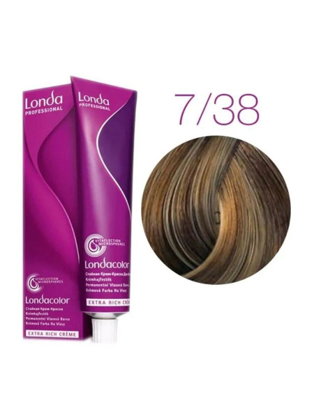 Крем-краска для волос Londacolor 7/38 60мл - купить с доставкой по ...