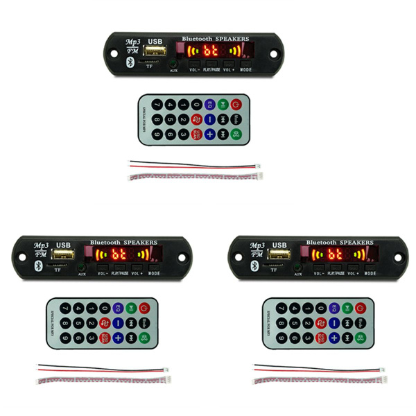 3X USB MP3 модуль Bluetooth 12 В MP3 WMA декодер плата аудио модуль FM ...
