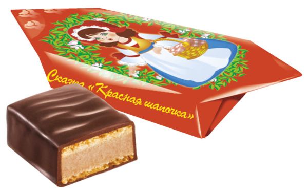 Фото конфета большая вафельная сказочный герой Конфеты "Сказка Красная Шапочка" 1000 грамм - купить с доставкой по выгодным цен