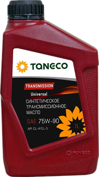 Масло трансмиссионное 75W90 TANECO Transmission Universal GL-4/GL-5 1л ...