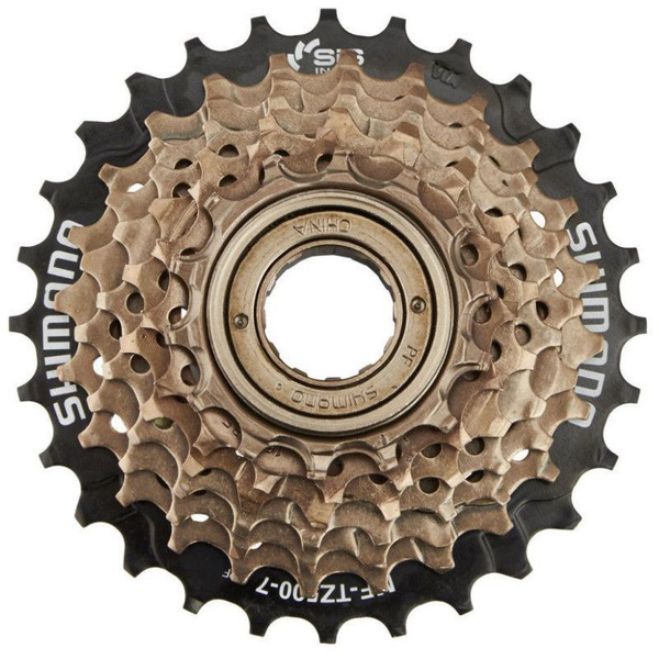 Трещотка Shimano TZ500, 7 скоростей, 14-28Т купить на OZON по низкой ...