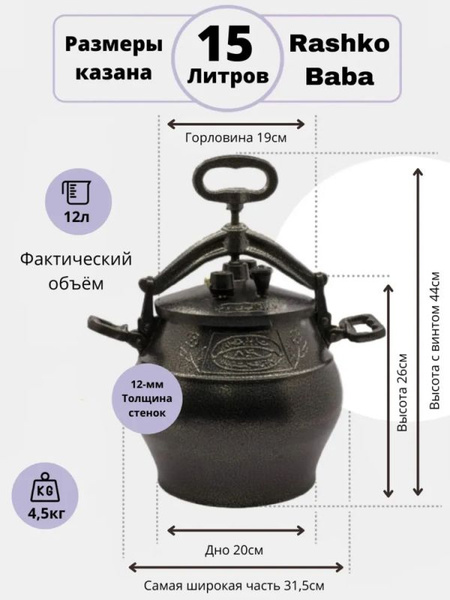 Как должен выглядеть афганский казан