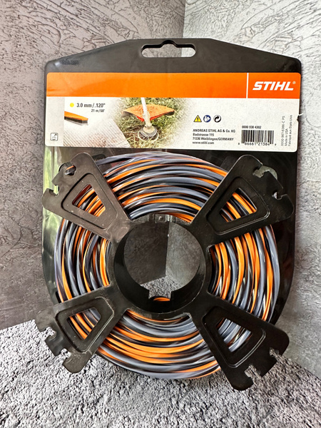 Леска для триммера Леска Stihl 3mm x21 метр трехкомпонентная STIHL ...