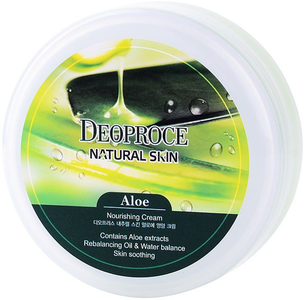 Крем с соком алоэ для лица и тела Deoproce NATURAL SKIN ALOE NOURISHING ...