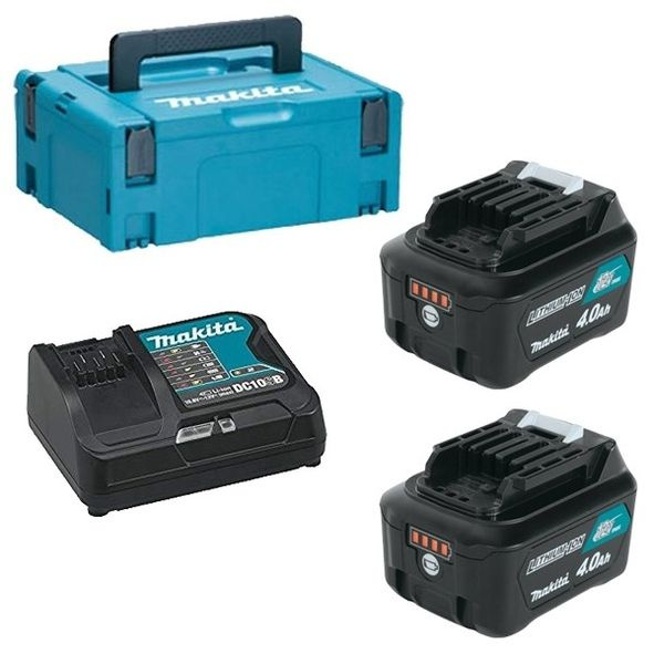 Аккумулятор + зарядное устройство Makita DC10SB-1шт+BL1041B-2шт,12В,4Ач ...