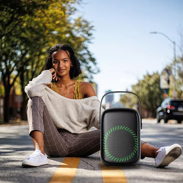 Большая Колонка портативная блютуз громкая Bluetooth Активная напольная ...