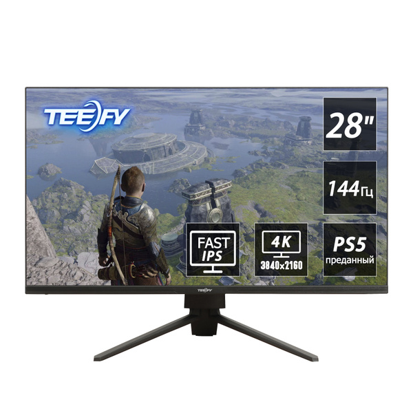 Монитор Teefy 144 гц 4к оригинальная IPS панель игровой без рамки 28 ...