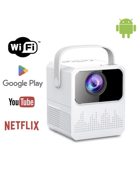 Проектор для дома на Android 9.0 1080P full HD 4K 6000 люмен купить по ...