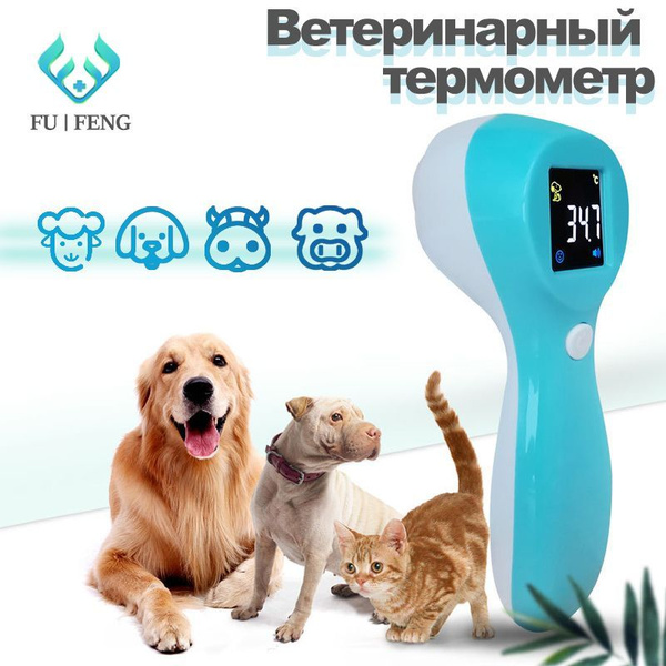 Ушной термометр для кошек и собак, термометр для домашних животных ...