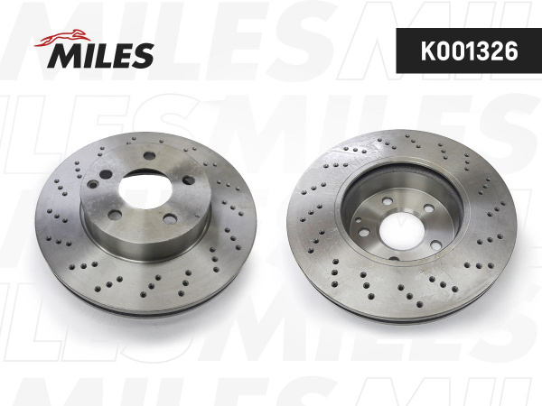 Диск тормозной Miles K001326 купить c доставкой на OZON по низкой цене ...