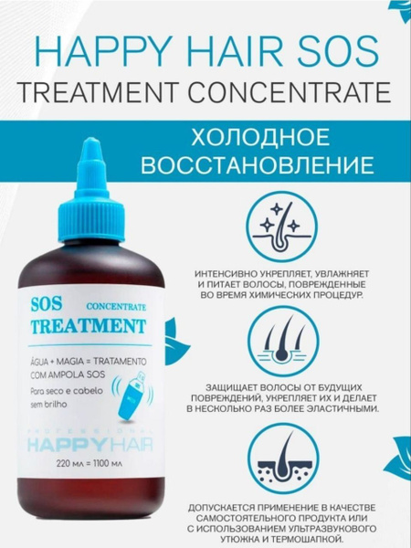 HAPPY HAIR Маска для волос, 220 мл - купить с доставкой по выгодным ...