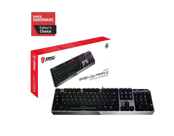 Механическая клавиатура MSI Низкопрофильная Vigor GK50 LOW PROFILE ...