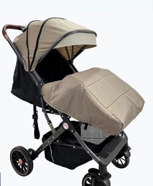 Коляска прогулочная Ining baby K307, черный, серый - купить с доставкой ...