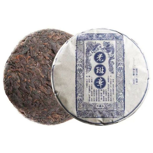 Китайский выдержанный чай "Шу Пуэр. Lao ban zhang", 100 грамм, 2014 ...