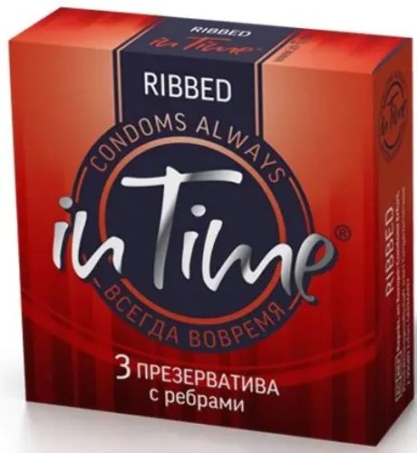 In time презервативы из натурального латекса ribber 3 шт. - купить с ...