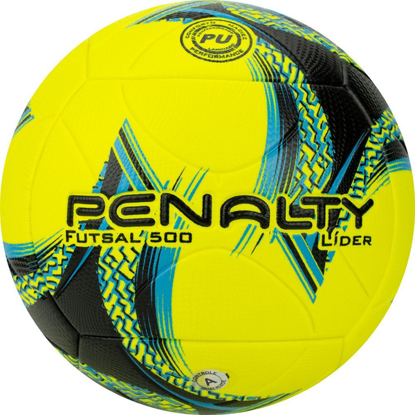 Мяч для мини-футбола Penalty FUTSAL LIDER, 4 размер, желтый, черный ...