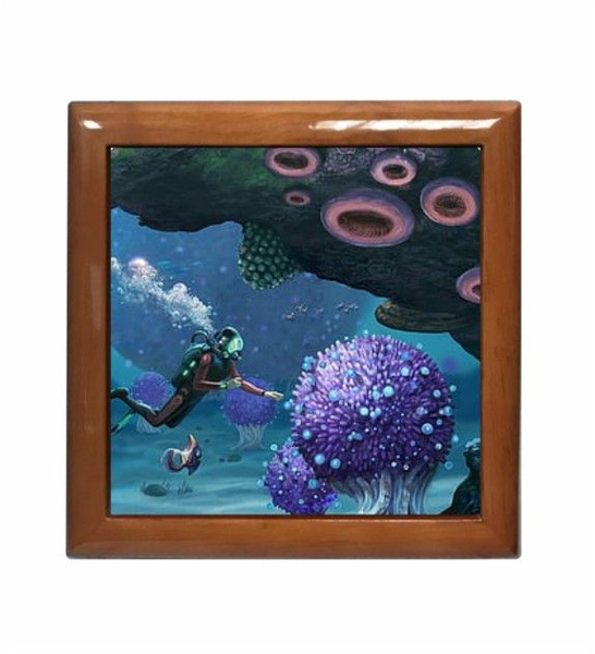 Классическая шкатулка Универсальная Mewni-Shop "Subnautica, Сабнатика ...